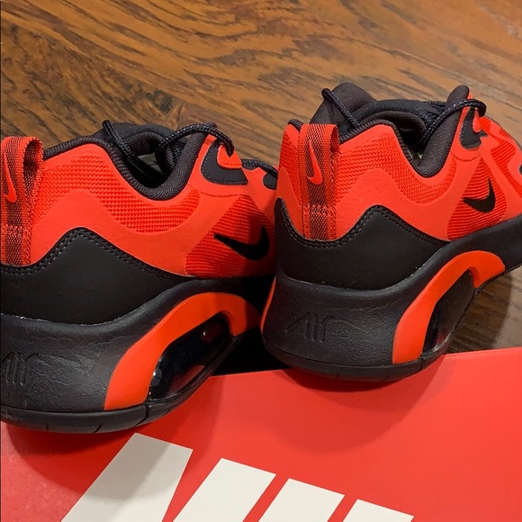 NIKE AIR MAX 200 Habanero Red/Oil Grey - Picture 6 of 16